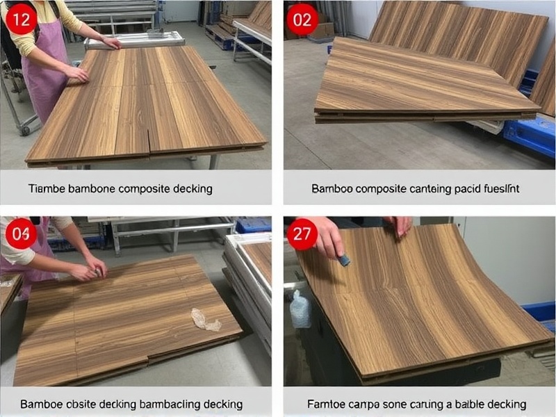 bamboo composite decking processing steps