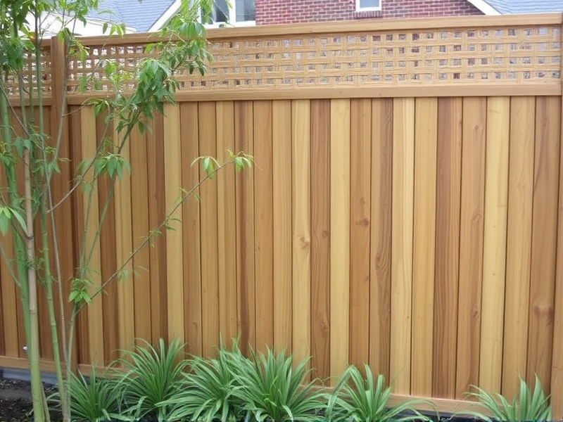 bamboo composite fencing