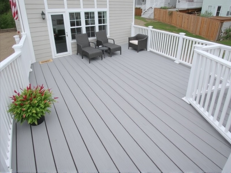 beach house gray composite decking