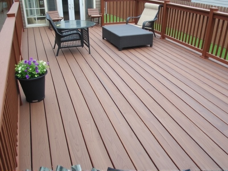 blooma hollow composite decking