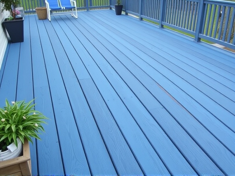 blue composite decking boards