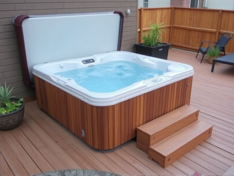 can composite decking support a hot tub