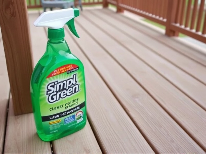 can you use simple green to clean composite decking