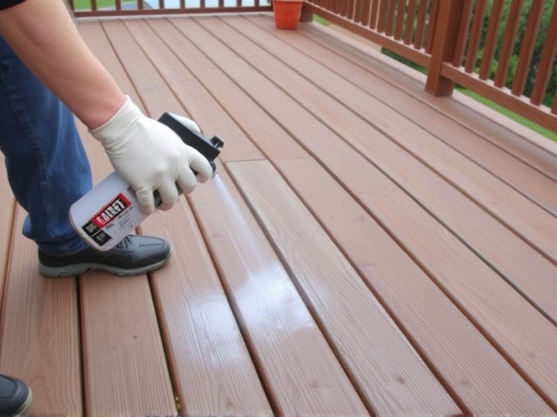 can you use spray and forget on composite decking