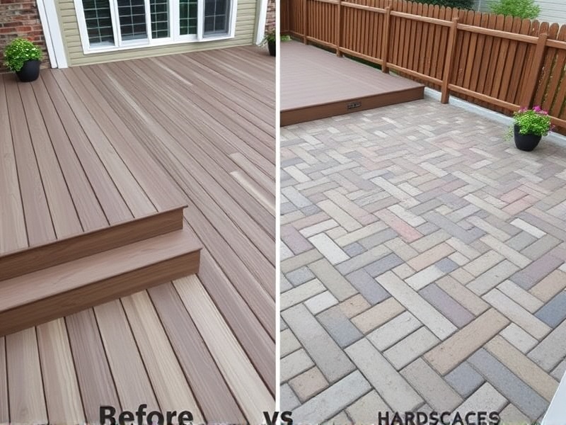 Choosing Between Composite Decking and Hardscape: A Comprehensive Guide