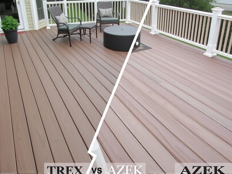 Choosing the Right Composite Deck: TREX or AZEK?