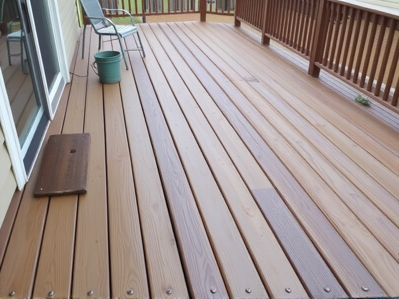 cleaning old composite decking