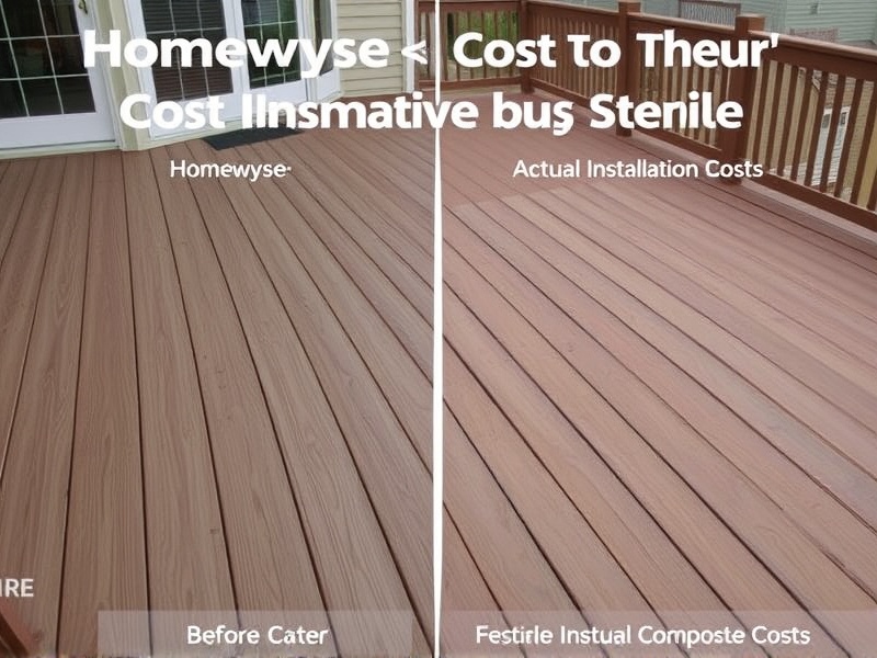 Comparative Analysis: Homewyse Cost vs. Actual Installation Costs