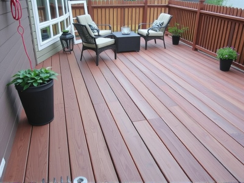 composite decking and offgas