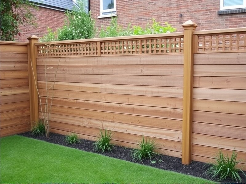 composite decking as fence