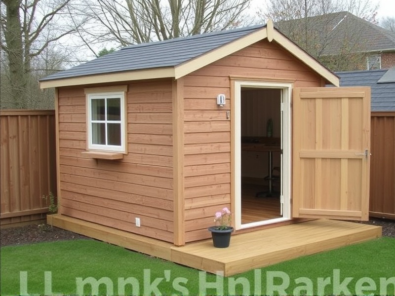 composite decking shed