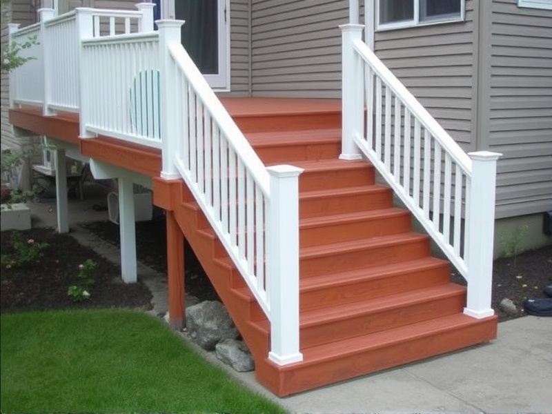 composite decking stairs ideas