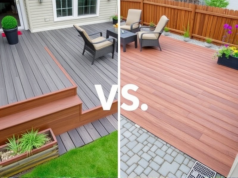 Composite Decking vs Hardscape: Making Your Outdoor Space Shine