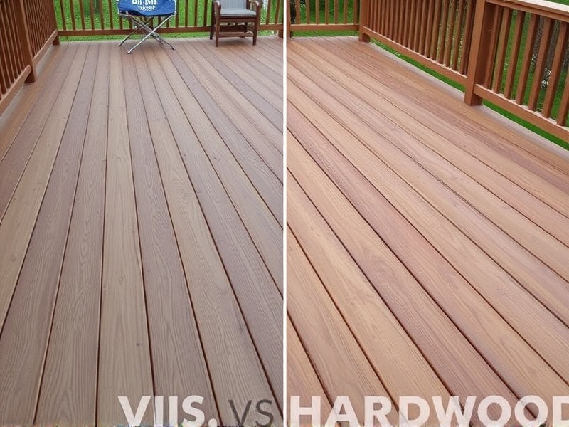 composite decking vs hardwood decking