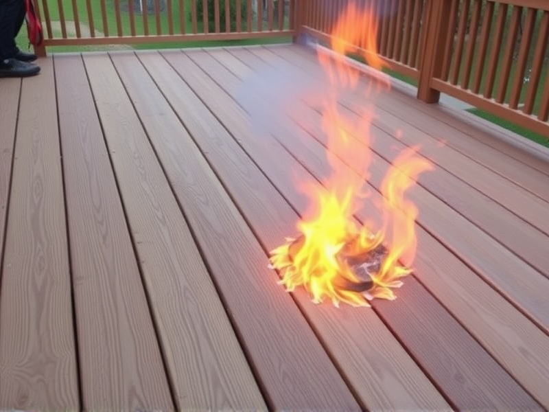 Composite Decking vs. Wood: Which Is Safer in Terms of Fire?