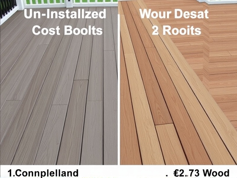 Cost Analysis: Uninstalled Composite Decking vs Wood (Price Per Square Foot)