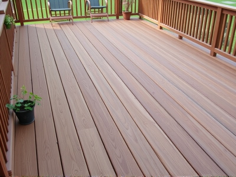 cost wood vs composite decking
