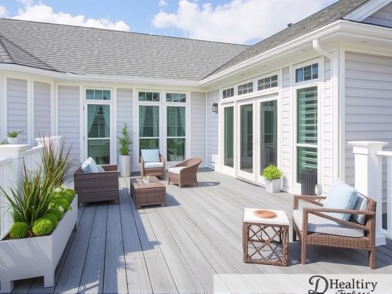 Creating a Sleek Coastal Oasis with Gray Composite Decking