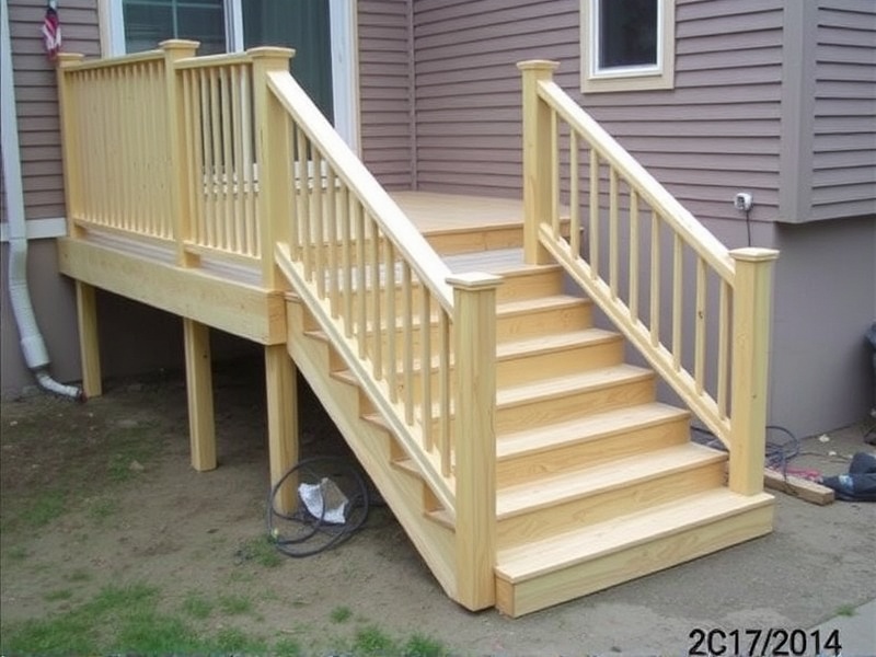deck stair construction