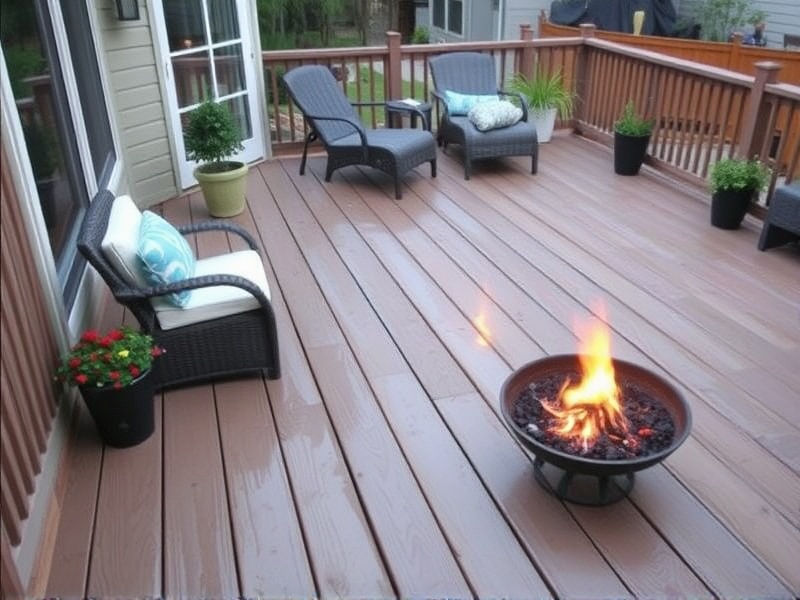 Decorating Your Composite Deck with a Chiminea