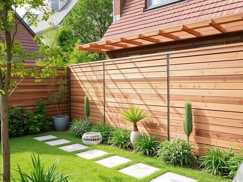 Designing Your Garden with WPC Zaun Mit Hecke