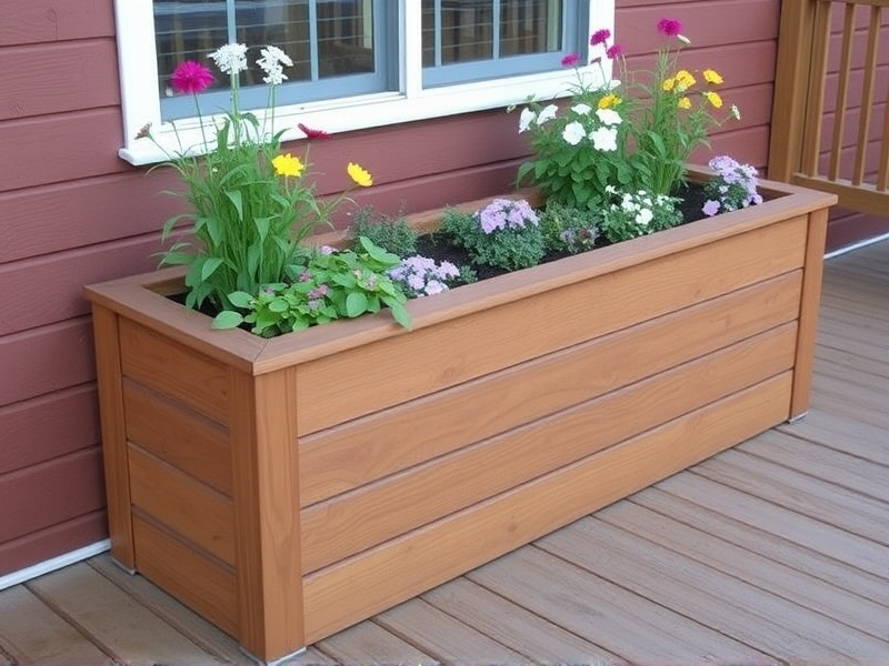 Eco-Friendly Outdoor Planters from Composite Decking