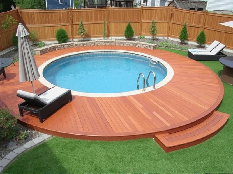 Eco-Friendly Round Pool Decking Solutions