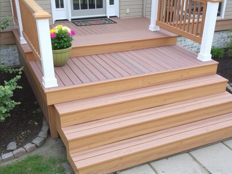 Enhancing Your Home's Curb Appeal with Composite Decking Over Wooden Steps