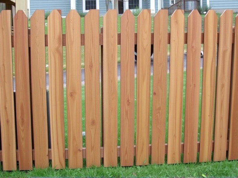 fake wood fence