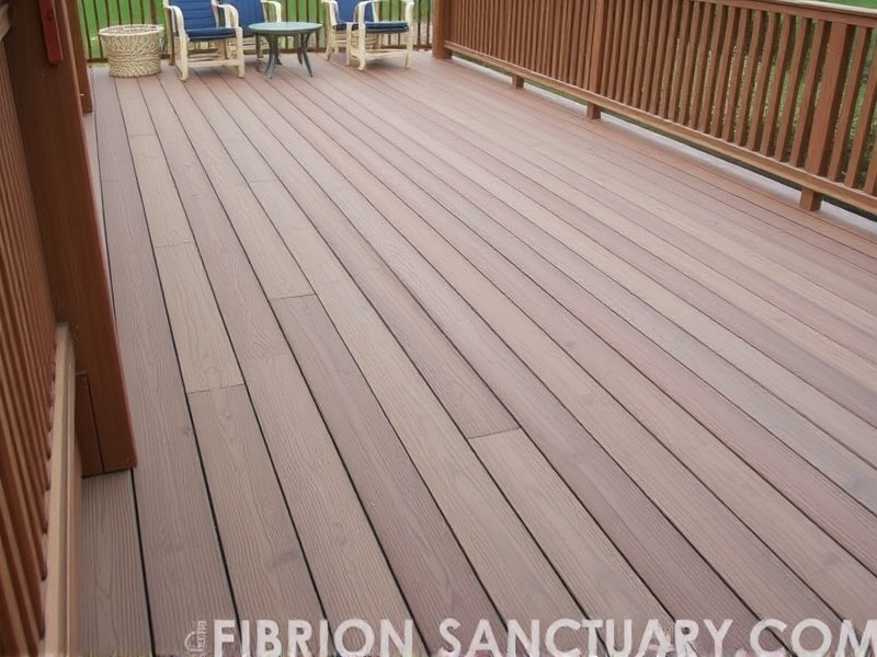 fibron sanctuary composite decking board