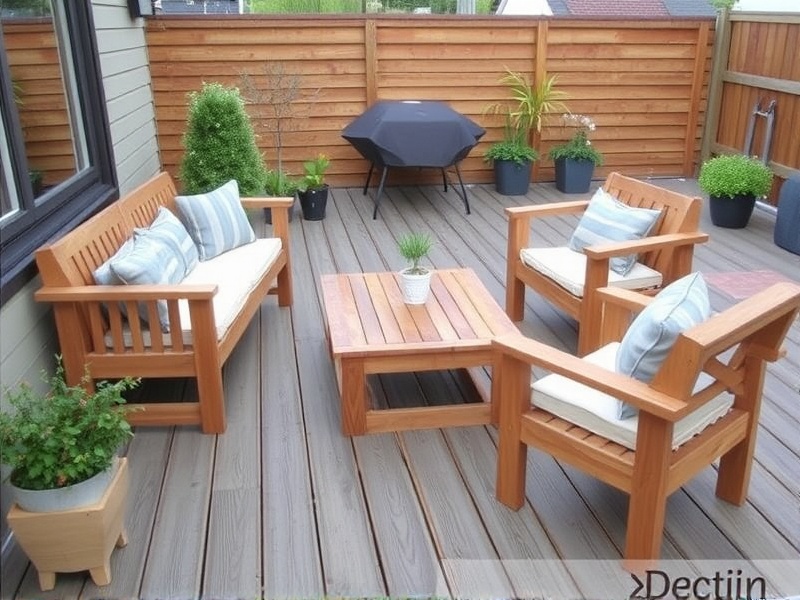 furniture made from composite decking