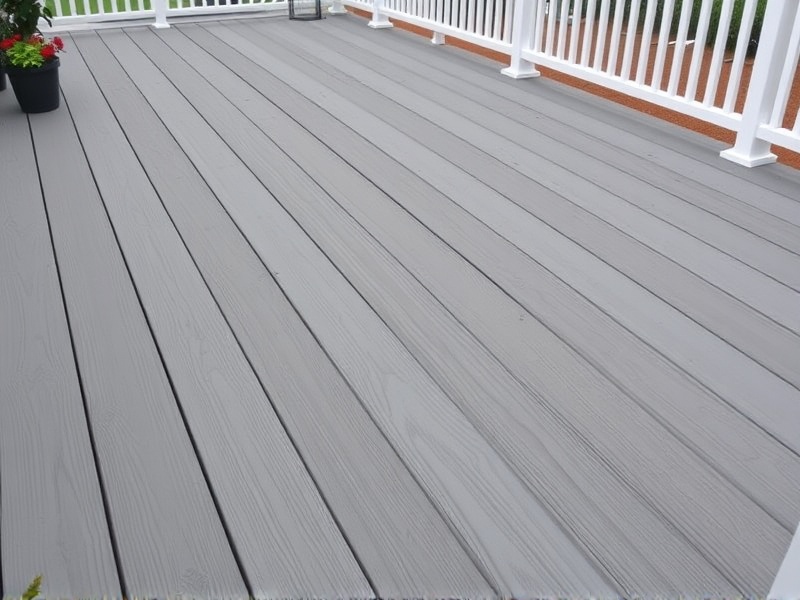 gray composite deck boards