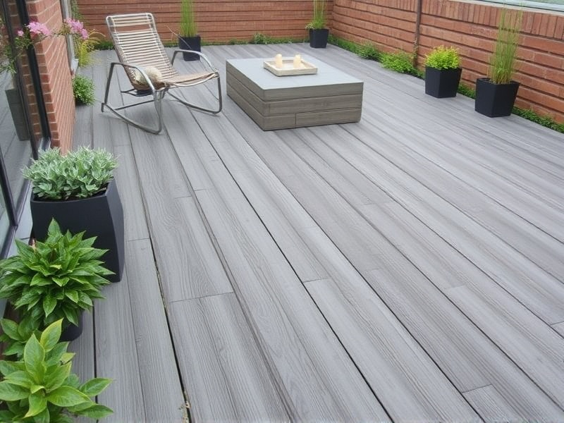grey decking tiles