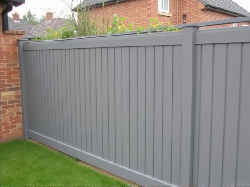 grey fence panels
