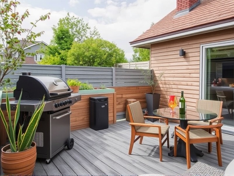grillen auf wpc terrasse