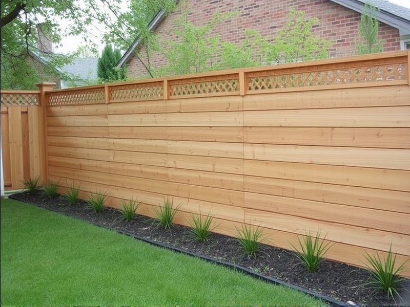 Horizontal Plank Fence Ideas for Your Yard