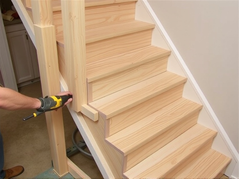 how do you cut stringers for stairs