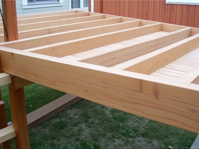 how far apart deck joists