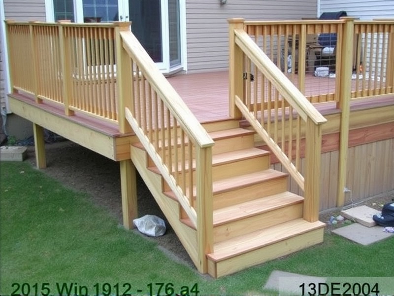 how to add stairs to a deck