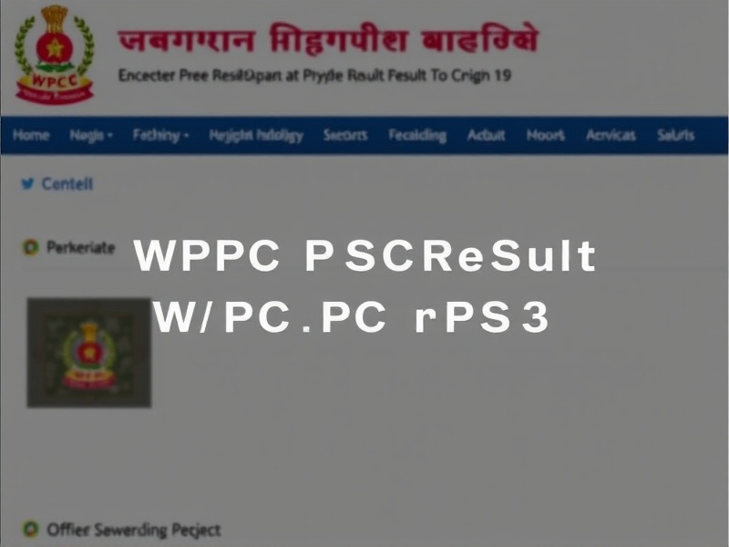 How to Check www.wpc.gov.lk WPC PSC Result Online