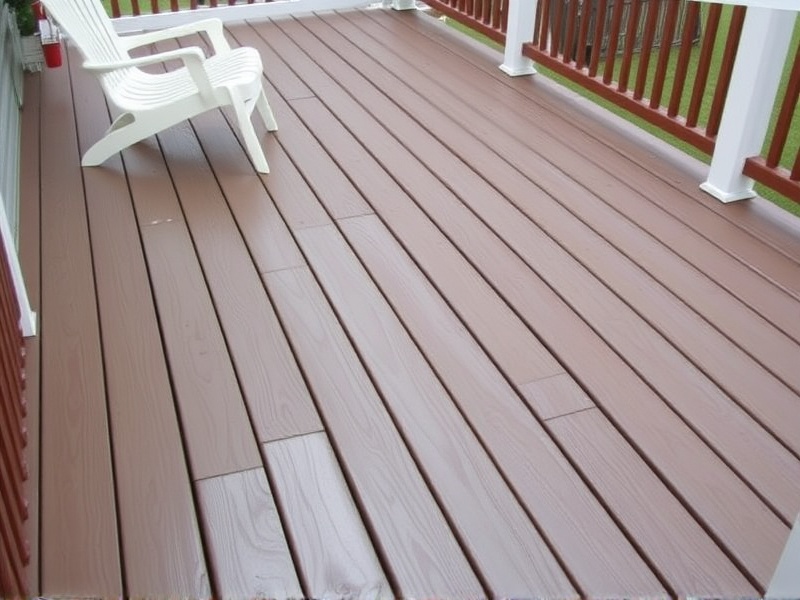 how to clean paint off composite decking