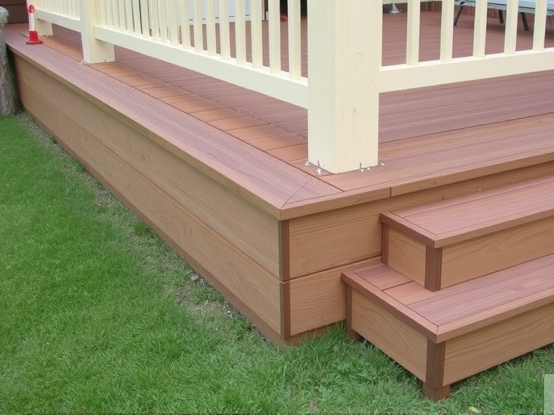 how to fit composite decking fascia