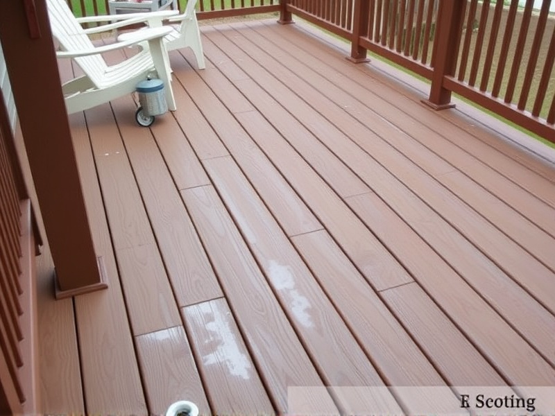 how to get grease off composite decking