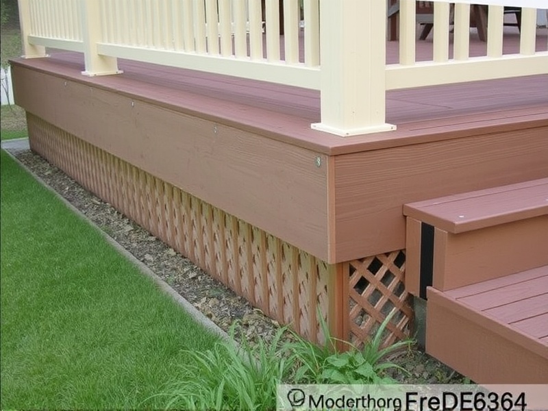 how to install composite decking fascia
