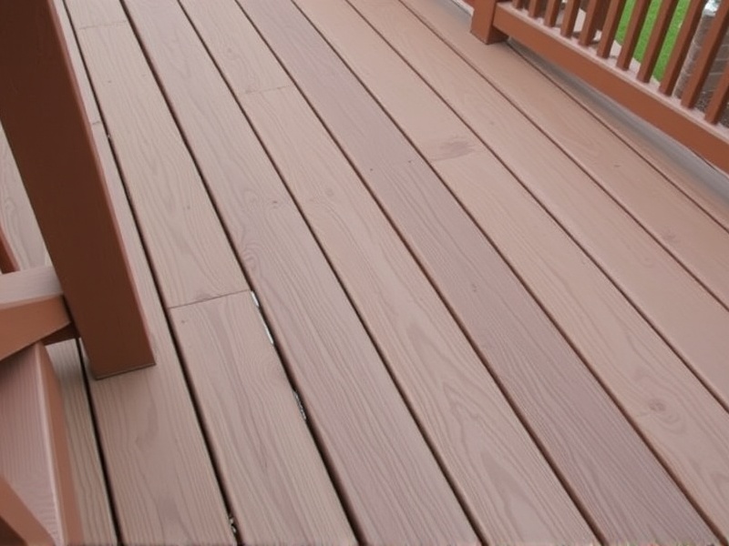 how to remove black spots from composite decking