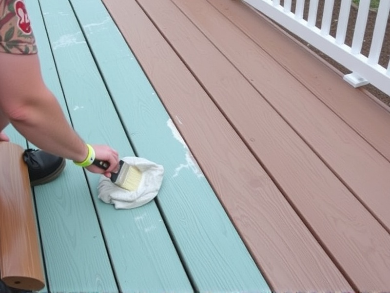 how to remove latex paint from composite decking