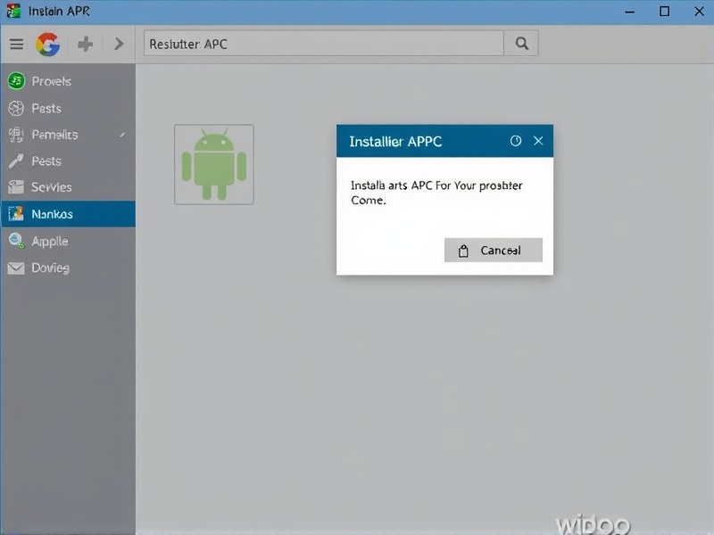 instalar apk en wpc