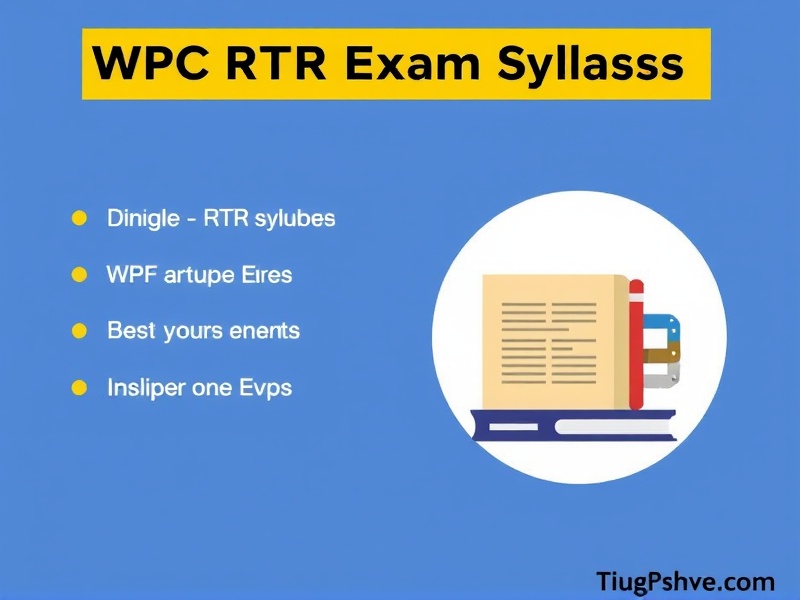 Key Topics Covered in the WPC RTR Exam Syllabus