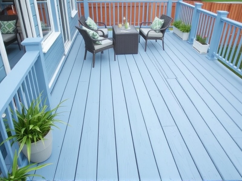 Light Blue Composite Decking: A Sustainable Choice for Eco-Friendly Living