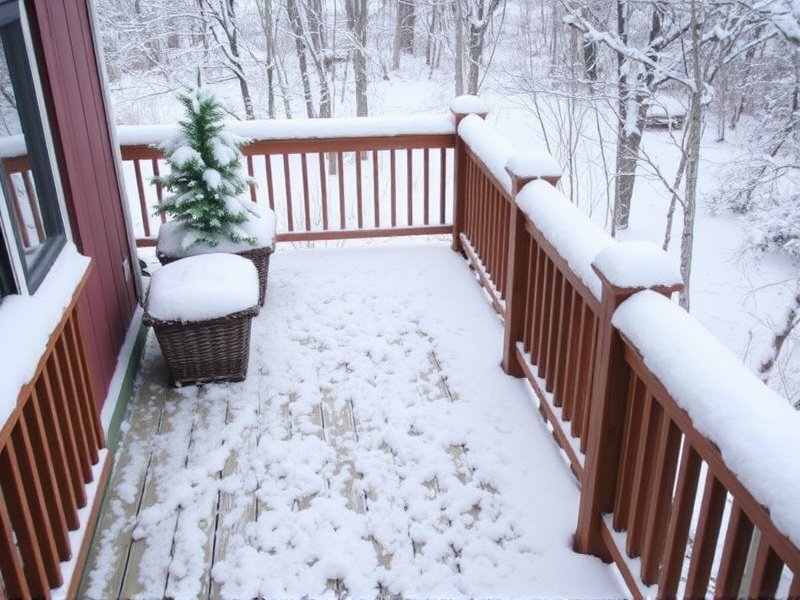 Maintaining Your Wood Composite Deck During Winter